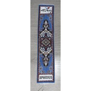 Turkish Woven Bookmark ~Istanbul~New in Pkg. 9 x 2” Great Gifts Teachers Friends